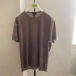 Tan Suede Shirt from forever 21